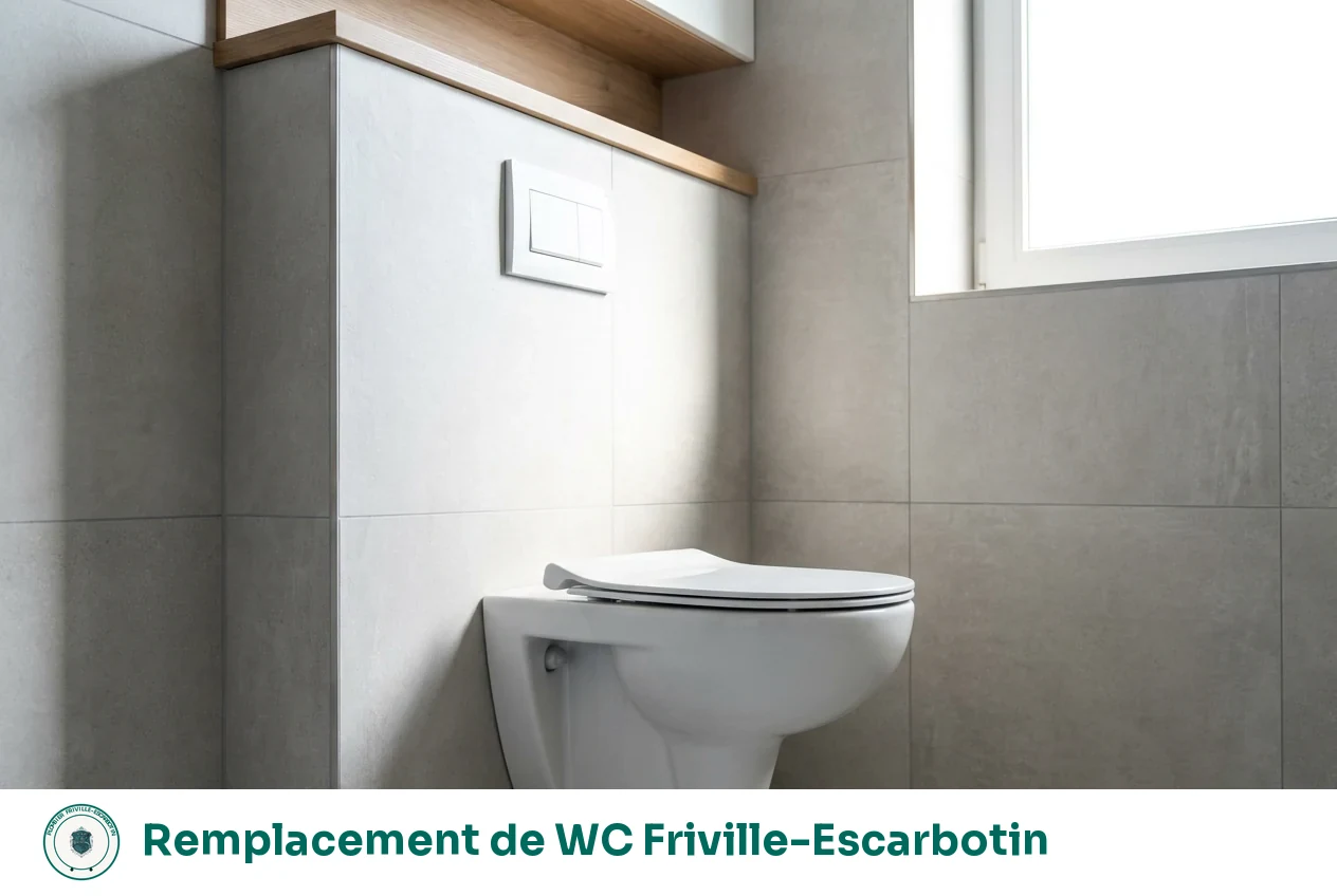 Remplacement de WC à Friville-Escarbotin