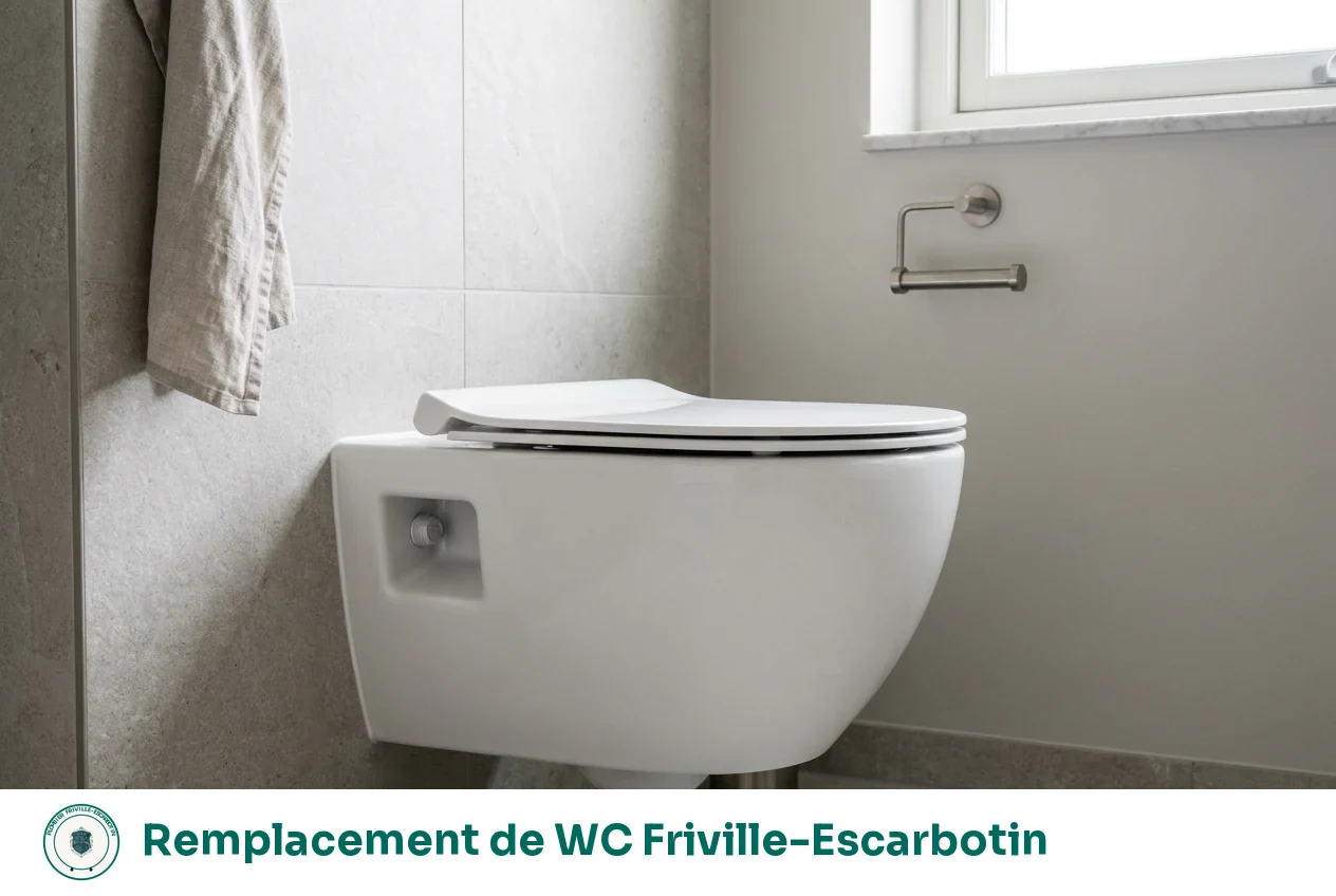 Remplacement de WC à Friville-Escarbotin