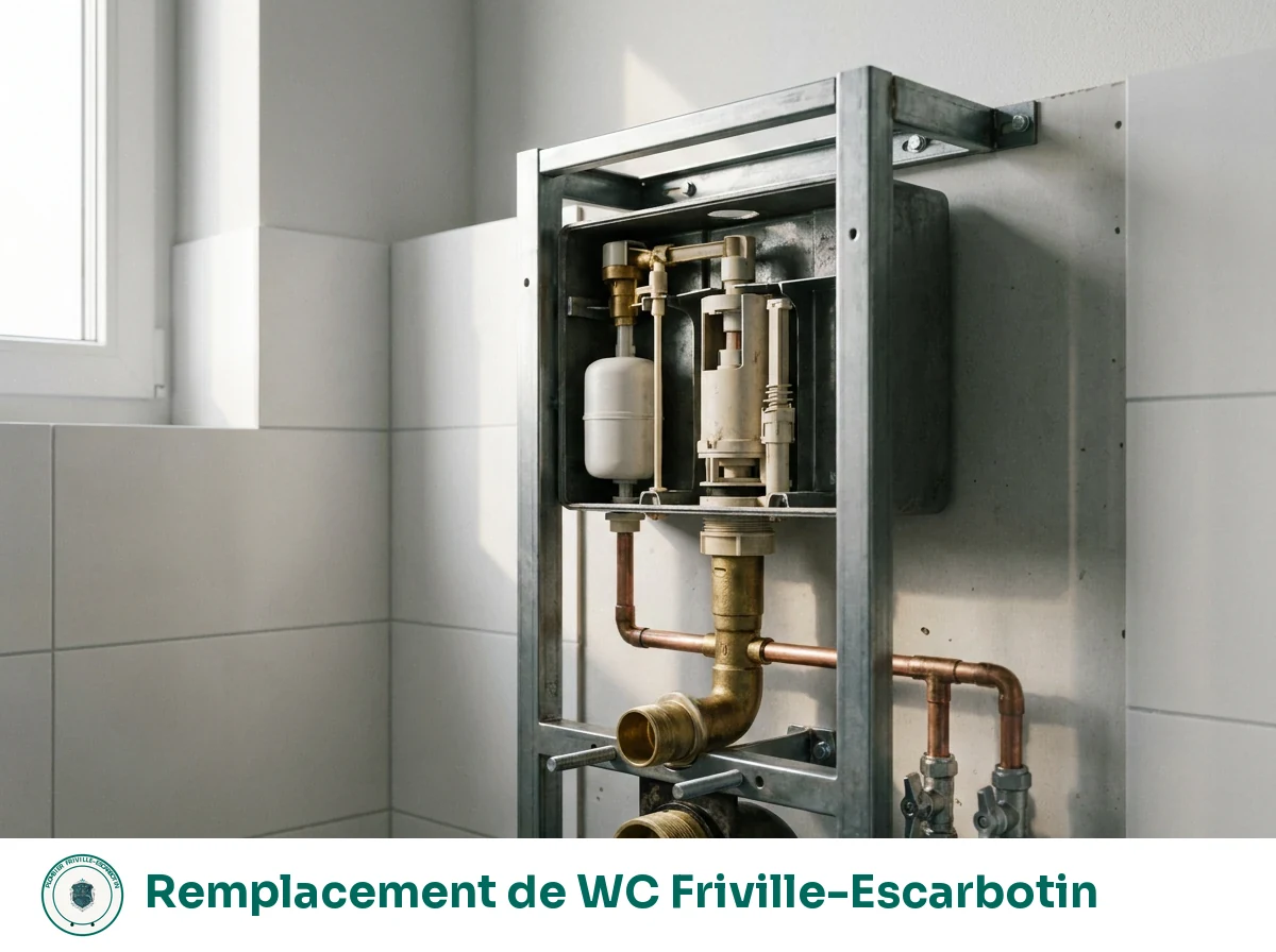 Remplacement de WC à Friville-Escarbotin
